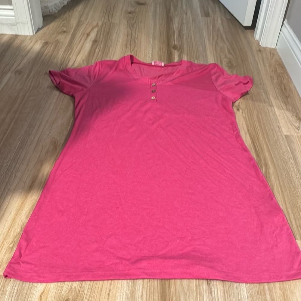 Pink Lily - Shirt Dress - XL